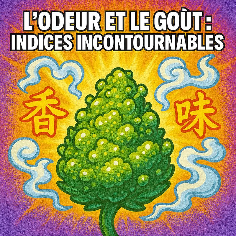 Comment reconnaître une weed de qualité Le guide complet_0003_L'odeur et le gout indices incontournables