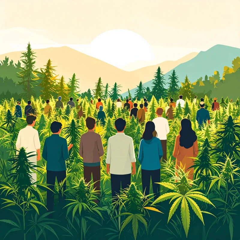 La société et la consommation de cannabis