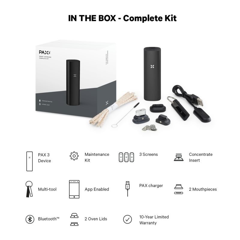 Pax 3 - Que comprend le kit complet