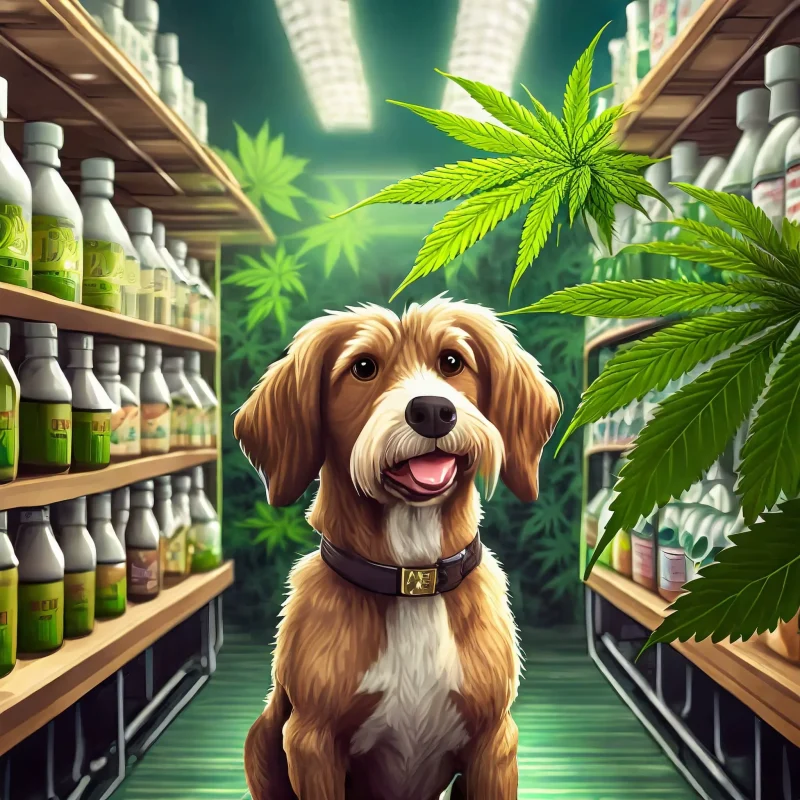 Chien produits CBD